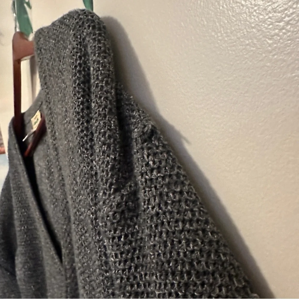 Vintage Grey Cotton Cardigan - Picture 5 of 8